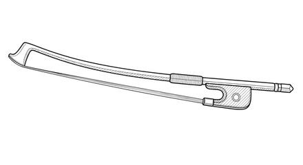 A drawing of a two man crosscut saw with handles