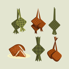 Ramadan Illustration - Ketupat Rice Cake