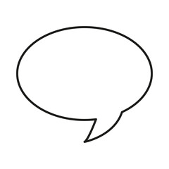 Naklejka premium Chat bubble