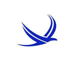 Obraz premium blue bird logo image