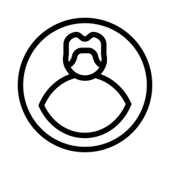 profil icon. user and ui icon vector illustration © Munanzar