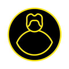 user profil flat icon vector design © Munanzar