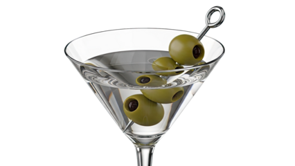 Martini with Olives