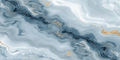 Fototapeta premium Clear blue water surface with ripples and waves reflecting summer light creates an abstract liquid texture in the natural ocean