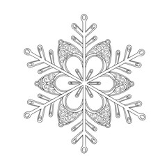 Snowflake detail