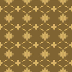 Japanese Embroidery Diamond Vector Seamless Pattern