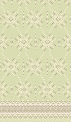 Fototapeta premium beautiful pixel tribal pattern inspired by each native pixel fabric like wayuu African native American southeast Asian traditional textile Thai silk pattern Aborigine Australian and Columbian fabric