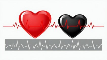 Healthy and unhealthy hearts