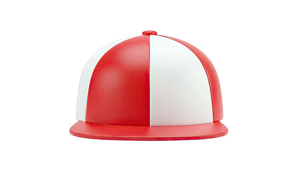 Red and White Baseball Cap