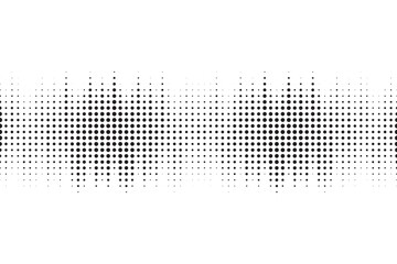 Abstract dot wave background. Vector illustration of sound rhythm backdrop.  