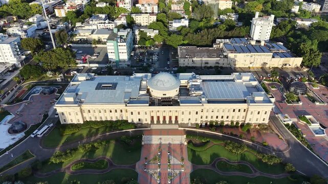 Vista a&eacute;rea del Palacio Nacional de la Rep&uacute;blica Dominicana, Santo Domingo