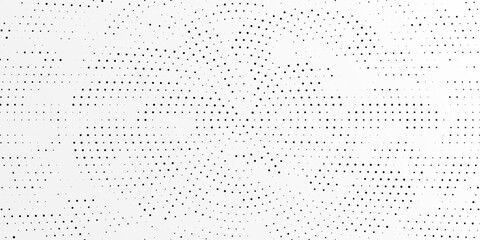 Abstract halftone pattern dot background texture. Liquid effect overlay grunge dots distress linear vector.
