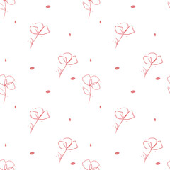 seamless pattern with flowers