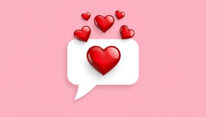 Heart filled message