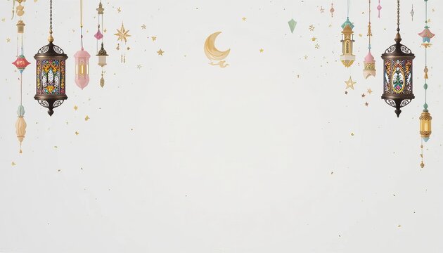 ramadan kareem style editable template background minimalist and islamic style eid mubarak iftar party