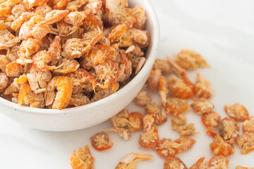 dried shrimps or dried salted prawn