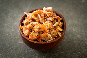 dried shrimps or dried salted prawn