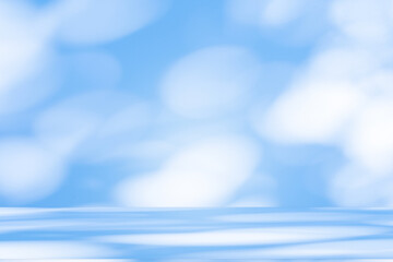 Wall interior background, studio and backdrops show products.with shadow from window color white...