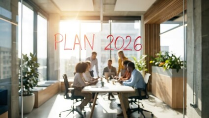 2026 team collaboration meeting modern digital strategy for a bright office environment