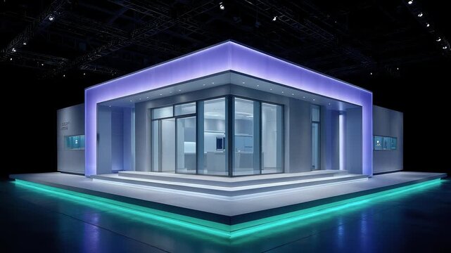 Futuristic House Architecture Design Concept Display