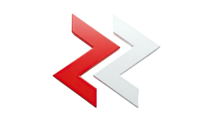 Red and White Arrows