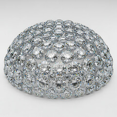 Diamond Sphere Luxury Jewel Render Gemstone Brilliance
