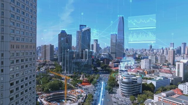 Modern City Internet City Technology