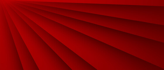 Modern abstract background featuring layered red rays radiating outward with soft gradients, ideal for banners, posters, presentations, and promotional layouts.