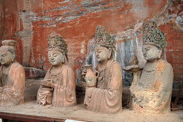 Dazu Rock Carvings, Dazu Grottoe, Dazu District of Chongqing, China