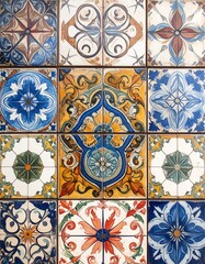 Hintergrund mediterrane Fliesen