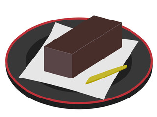 ようかんのイラスト / Yokan Illustration