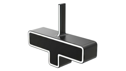 Modern Black and White Accent Lamp