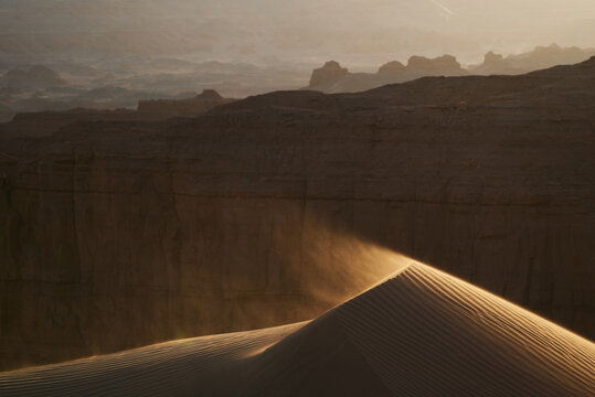 Golden Sands offers a stunning sunset view of majestic desert dunes