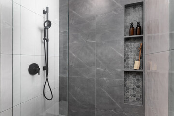 bathroom with shower