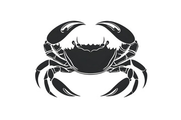 Oceanic Sentinel: A detailed illustration of a crab showcasing its robust body, formidable claws, and intricate design, capturing the essence of marine life.