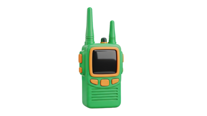 Green and Orange Toy Walkie-Talkie