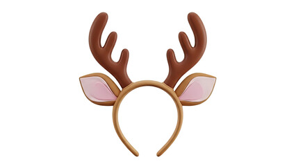 Reindeer Antler and Ear Headband
