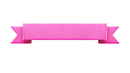 Pink Banner Ribbon