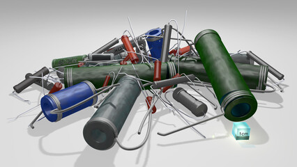 1950年代から1970年代頃の日本製のラジオや測定器などに使用されていた多種多様の抵抗器コレクション