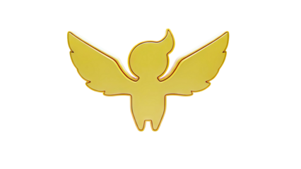 Golden Angel Icon