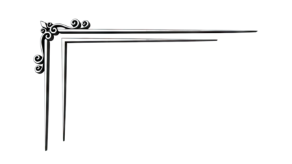 Ornate Corner Border Element