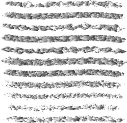 Obraz premium vector set of Adobe illustrator brush packs download