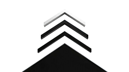 Array of Black and Silver Picture Frame Corners