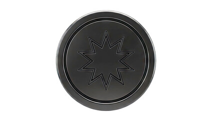 Black Octagram Star Emblem