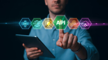 API Integration Technology Concept for Cloud Data Automation and Software Development