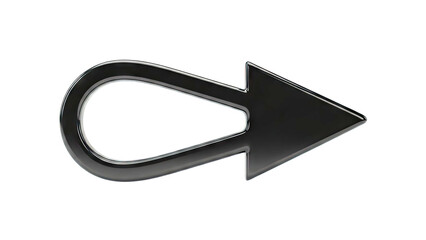 Glossy Black Arrow