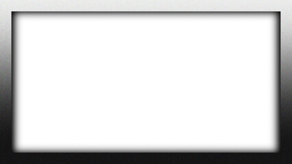 A blank vibrant color grainy texture wooden picture frame with a square paper space and gray border design creates an empty art banner for a web page illustration on a white wall