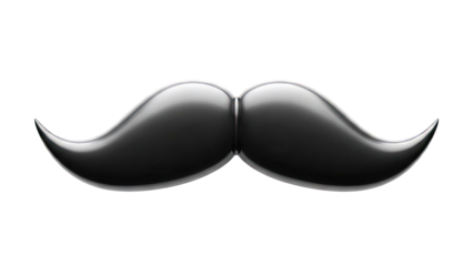 Black Mustache Silhouette
