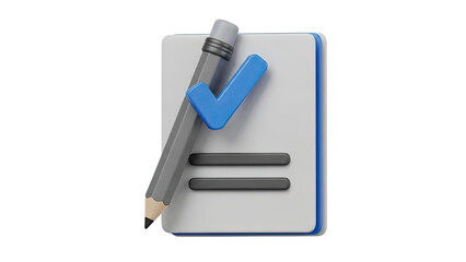 Checklist Icon with Pencil