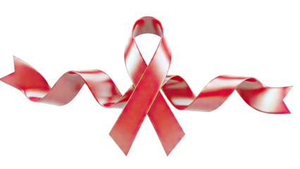 Red AIDS Awareness Ribbon